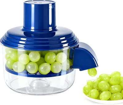 Produktbild von Automatischer 3-in-1 Obst- und Gemüseschäler, kabellos, wiederaufladbar, ideal für Trauben, Kirschtomaten & Knoblauch, schnell & einfach