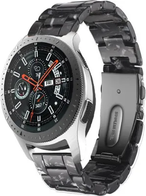 Immagine prodotto di Bracciale 22mm per Samsung Galaxy Gear S3/Gear 2/ Huawei Watch GT Watch 2 Pro Ticwatch Pro Pepple Time in nero