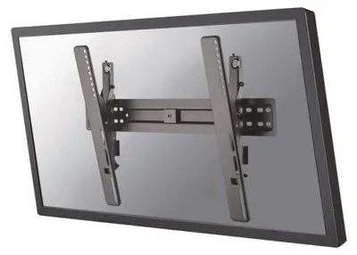 Produktbild von Neomounts LED-W650BLACK TV-Wandhalterung 37-75" - neigbar, 190,5 cm (75"), 200 x 200 mm, 600 x 400 mm, 0 - 12°, Stahl, Schwarz