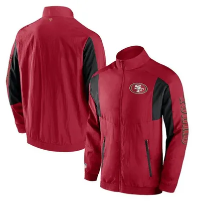 Productafbeelding van San Francisco 49ers trainingsjack met geweven materiaal