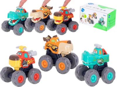 Produktbild von KIK KX5593 Monster Truck Spielzeugauto-Set 3-tlg