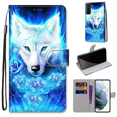 Image de Coque de téléphone portable pour Samsung Galaxy S22 Plus 5G : étui de protection, coque portefeuille, coque 360°, couleur : Rose foncé