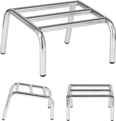 Immagine prodotto di Pedana antiscivolo per parrucchiere scala cromata stepper