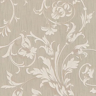 Produktbild von Profhome 956331-GU Textiloptik Tapete Blumen matt beige 5,33 m2