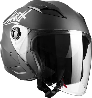 Obrázok produktu pre Westt Jet prilba s hľadím a slnečnou clonou Motocyklová prilba Muži Dámy Skúter prilba Moped prilba Moped Chopper - veľmi dobrá
