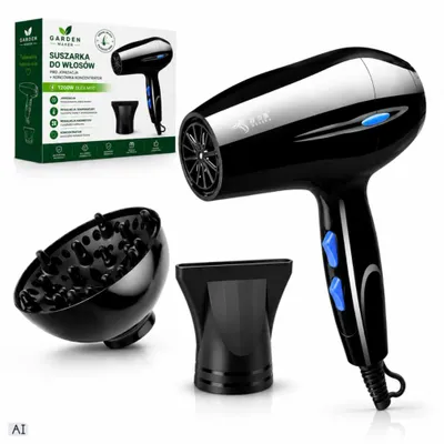 Image de Sèche Cheveux Ionisant 1200 W Air Froid Température Réglable Concentrateur Pour Sécher Et Coiffer Les Cheveux Avec Précision