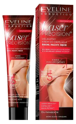 Zdjęcie produktu dla Eveline Cosmetics Laser Precision – krem do depilacji, nawilżenie, ukojenie – Karton 30 szt.