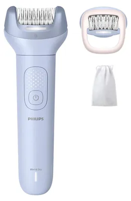 Produktbild von Philips 8000 series Epilator Series 8000 BRE708/00 Kabelloser Epilierer, nass und trocken, Blau, 32 Pinzette, 70400 RPM, Batterie, Integrierte Batterie, 3 h