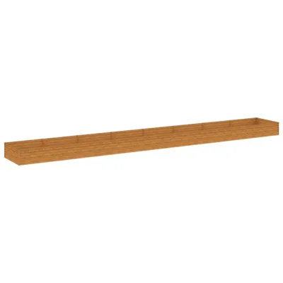 Zdjęcie produktu dla vidaXL Kosz na śmieci 770x100x36 cm Cortenstahl