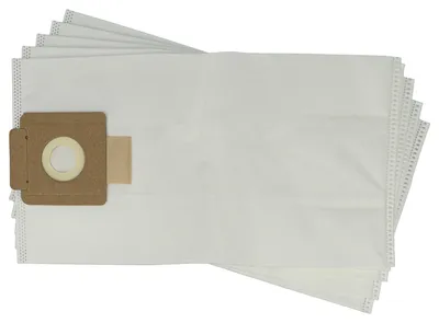 Produktbild von vhbw 5x Staubbeutel Ersatz für Sprintus 106061 für Staubsauger - 22cm x 22cm Weiß