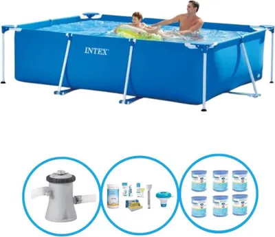 Obrázek produktu pro Obdélníkový rám bazénu Intex 260x160x65 cm - obal na bazén