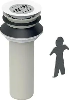 Produktbild von Geberit Ablaufgarnitur-Set Abl. + Ablaufsiebheber, f wasserl. UR