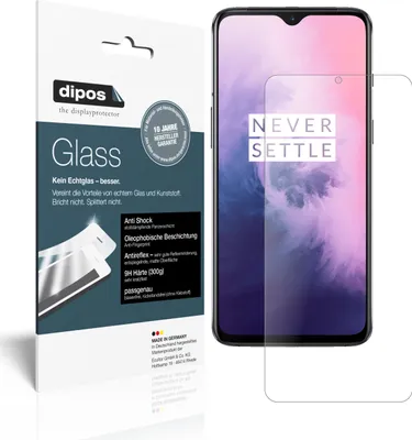 Obrázok produktu pre 2x ochranná fólia pre OnePlus 7 matná - proti nárazom 9H fólia dipos Glass plastové sklo
