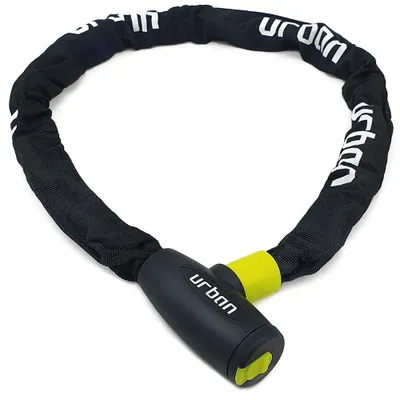 Image de Cadenas de sécurité urbain Xk120, jaune, 120 cm