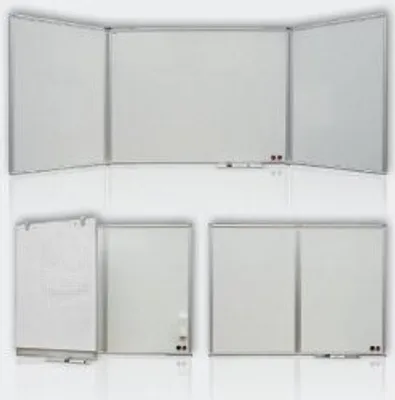 Obrázek produktu pro Magnetická rozkládací tabule, trojdílná, lakovaná  150x100/300