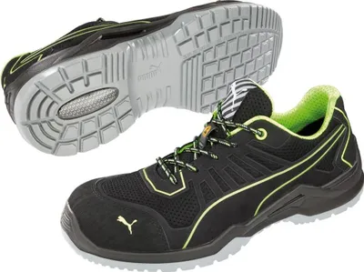 Image de Chaussures de sécurité Fuse TC Green Low Gr.43 noir/vert microfibre/mesh