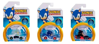 Produktbild von Jakks Pacific Sonic Mini-fahrzeuge Serie 7 3 Zufällige Modelle Sortiert Blau  Kinder Blau One Size