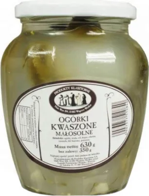 Produktbild von Salzgurken 630 g / 350 g Produkty Klasztorne
