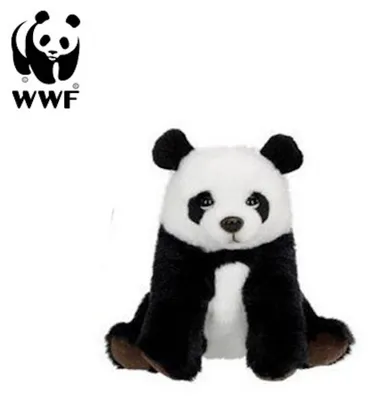 Produktbild von WWF Plüschtier Panda (14cm) lebensecht Kuscheltier Stofftier Pandabär Bär