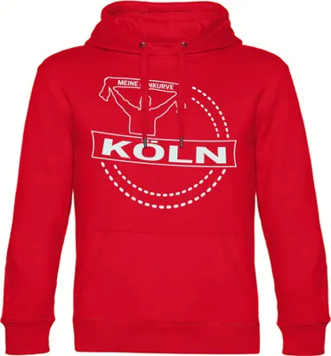 Produktbild von multifanshop Kapuzen Sweatshirt - Köln - Meine Fankurve, rot, Größe XL