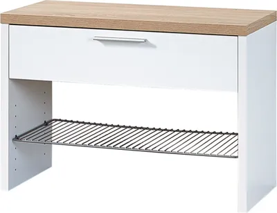 Image de Vendomo Armoire à chaussures Oscar Blanc - Bois