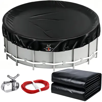 Immagine prodotto di Copertura circolare per piscina, diametro 320-366 cm, resistente ai raggi UV