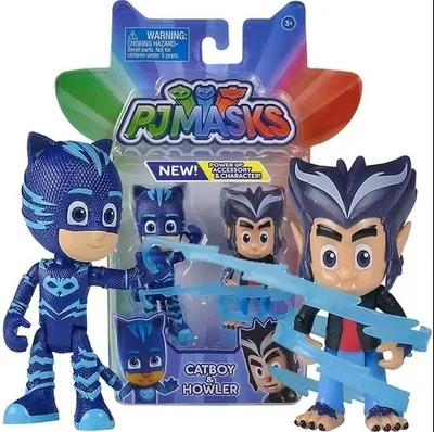 Zdjęcie produktu dla Figurki PJ Masks Pyjamers Catboy i Howler w zestawie 2 szt