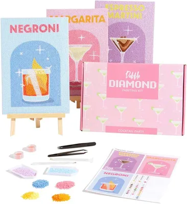 Productafbeelding van Diamond Painting Kit Volwassenen - Op Houten Canvasframe - Compleet