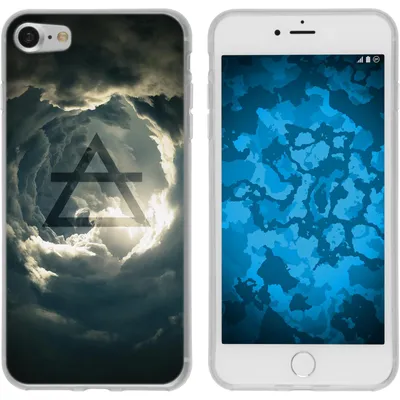 Produktbild von PhoneNatic Case kompatibel mit Apple iPhone 8 Silikon-Hülle Element Luft M1
