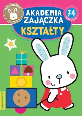 Obrázok produktu pre Akademia Zajączka Kształty książeczka edukacyjna dla dzieci