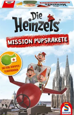 Produktbild von Schmidt Spiele Kinderspiel Aktionsspiel Die Heinzels Die fliegende Pupsrakete 40592