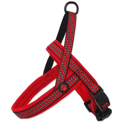 Obrázek produktu pro Postroj DOG Neoprene červený S/M 1 ks