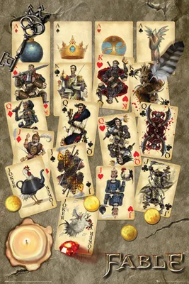 Produktbild von Fable - Poster - Playing Cards