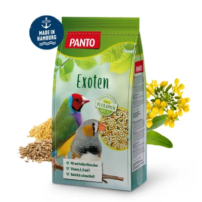 Produktbild von Panto Exotenfutter 1kg - Saatenmischung für Exoten, Ziervögel