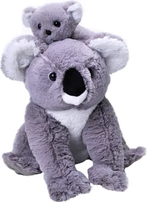 Produktbild von Wild Republic Plusch Koala Bar mit Baby - Kuscheltier - grau - 38cm