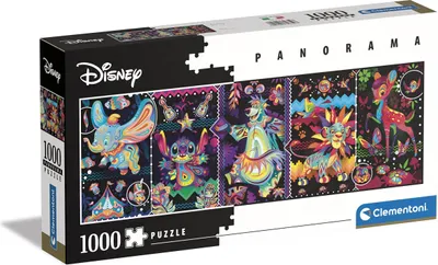Produktbild von Clementoni 39659 - 1000 Teile Panorama Puzzle - Disney Classic