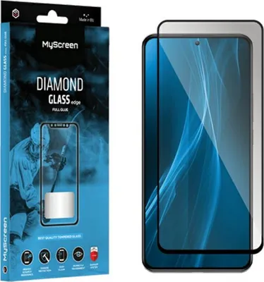 Produktbild von Hartglas MyScreen Diamond Glass Edge Full Glue Vivo Y55t schwarz