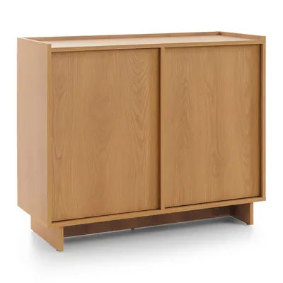 Zdjęcie produktu dla Komoda Lorento 98 cm kolor Dąb Karmel, 2 Przestronne Półki