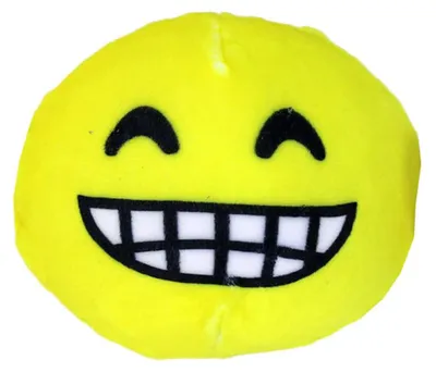 Produktbild von Squeezeball mit dauergrinsenden und zähnezeigenden Smiley - ca. 9 cm