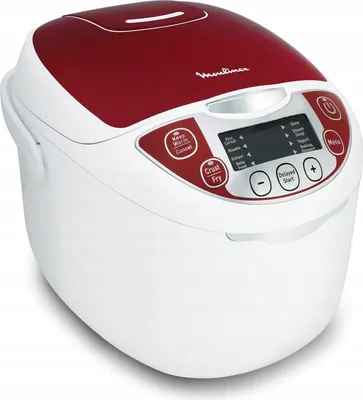 Obrázok produktu pre Moulinex MK7051F1 Elektrický multicooker s 12 funkciami, 5 l, červeno-biely