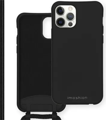 Image de imoshion Color Backcover avec cordon détachable pour l'Apple iPhone 12 Pro Max - Noir