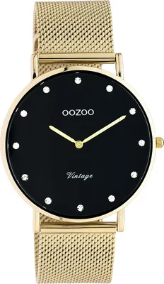 Produktbild von Oozoo Uni Edelstahlarmband Uhr Vintage Series gold C20237 Analog Quarzuhr UOC20237
