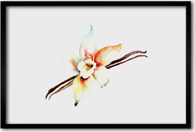 Produktbild von Bild 60x40 MDF-Rahmen Wandkunst Blumen-Kunst