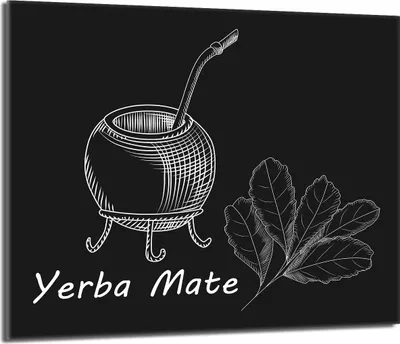 Produktbild von Herdabdeckplatte 60x52 Glaskeramikkochfeld Abdeckung Spritzschutz Glasplatte Deko Schneidebrett, Yerba Schwarz