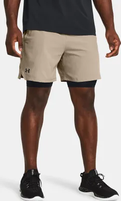 Produktbild von Under Armour Vanish Woven 2in1 Herren Timberwolf Taupe XL