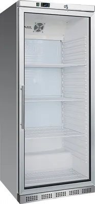 Produktbild von Kühlschrank LX600G mit 1 Glastür - Umluftkühlung, 605 Liter, Edelstahl