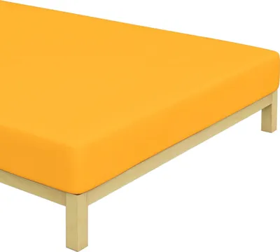 Obrázek produktu pro Jersey prostěradlo Sytě Žluté Rozměr: 90x200 cm