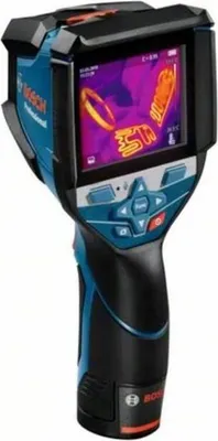 Image de Caméra Thermique Bosch GTC 600 C, Haute Résolution, Plage -20°C à +600°C, Batterie 12V 2.0Ah