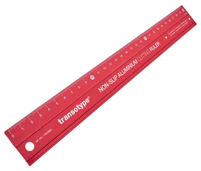 Obrázok produktu pre pravítko na rezanie transotypov, z hliníka, 300 mm