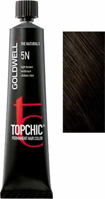 Produktbild von Goldwell Topchic The Naturals, Braun, 5N, Dark Blonde Reflecting Bronze, Unisex, 60 ml, Alle Haare